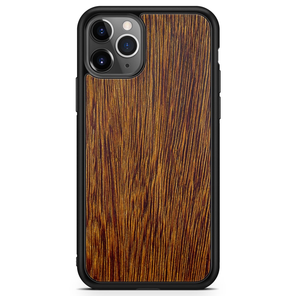 Sucupira Wood iPhone Case – Luxury South American Hardwood MagSafe Compatible Slim Protective Phone Cover