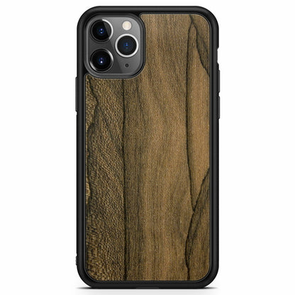 Ziricote Wood iPhone Case – Luxury Rare Wood MagSafe Compatible Slim Protective Phone Cover