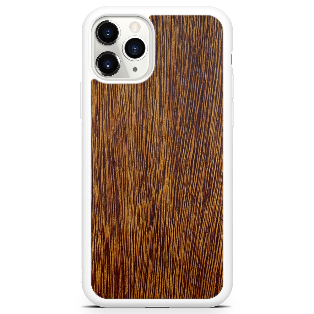 Sucupira Wood iPhone Case – Luxury South American Hardwood MagSafe Compatible Slim Protective Phone Cover