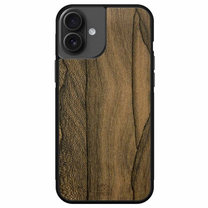 Ziricote Wood iPhone Case – Luxury Rare Wood MagSafe Compatible Slim Protective Phone Cover