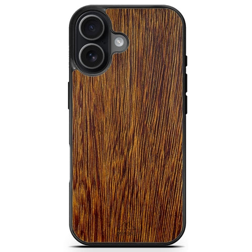 Sucupira Wood iPhone Case – Luxury South American Hardwood MagSafe Compatible Slim Protective Phone Cover