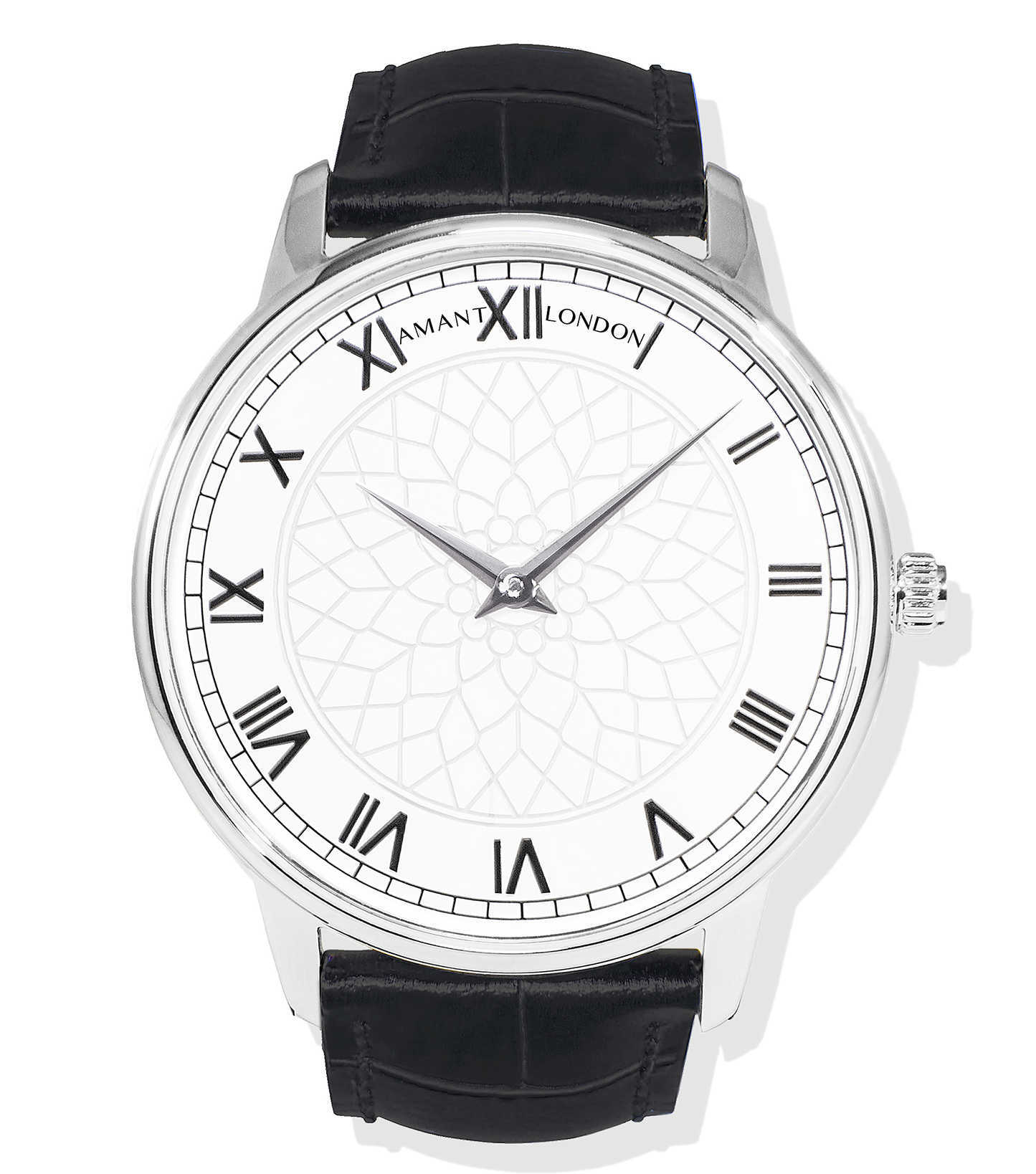 AMANT London Luxury Watch – Ultra-Thin 7mm Sapphire Glass Dress Watch with Italian Leather Strap
