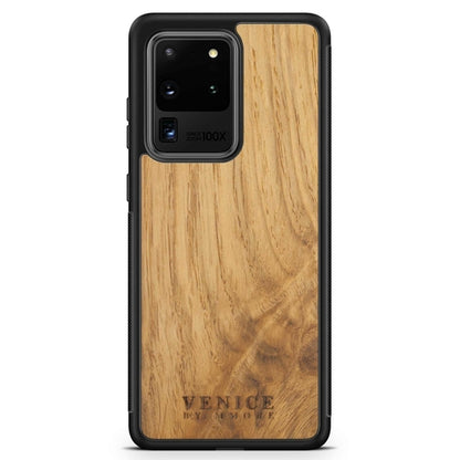 Venice Ancient Oak Wood iPhone Case – 500-Year-Old Historic Wood MagSafe Compatible Slim Protective Cover