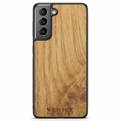 Venice Ancient Oak Wood iPhone Case – 500-Year-Old Historic Wood MagSafe Compatible Slim Protective Cover