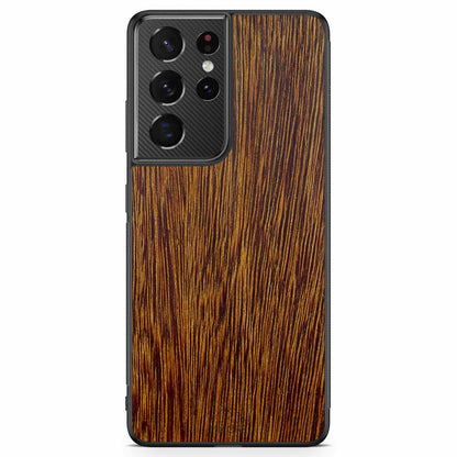 Sucupira Wood iPhone Case – Luxury South American Hardwood MagSafe Compatible Slim Protective Phone Cover