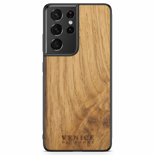 Venice Ancient Oak Wood iPhone Case – 500-Year-Old Historic Wood MagSafe Compatible Slim Protective Cover