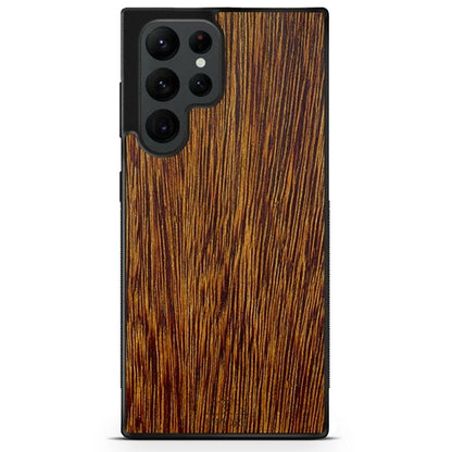 Sucupira Wood iPhone Case – Luxury South American Hardwood MagSafe Compatible Slim Protective Phone Cover