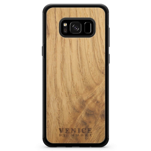Venice Ancient Oak Wood iPhone Case – 500-Year-Old Historic Wood MagSafe Compatible Slim Protective Cover