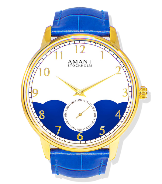 AMANT Stockholm Luxury Watch – Ultra-Thin 7mm Sapphire Glass Dress Watch with Italian Leather Strap