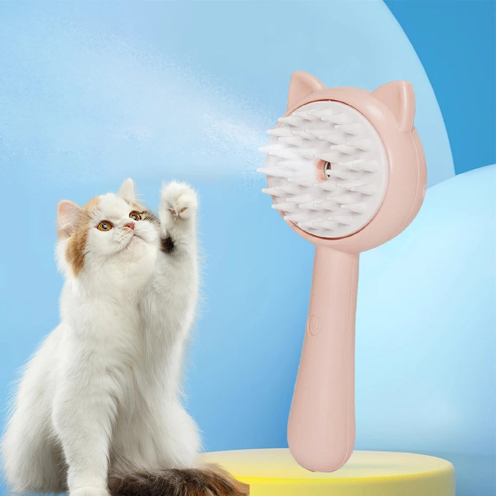 Steam Grooming Brush for Cats &amp; Dogs – The 3-in-1 Miracle Brush