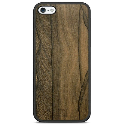 Ziricote Wood iPhone Case – Luxury Rare Wood MagSafe Compatible Slim Protective Phone Cover