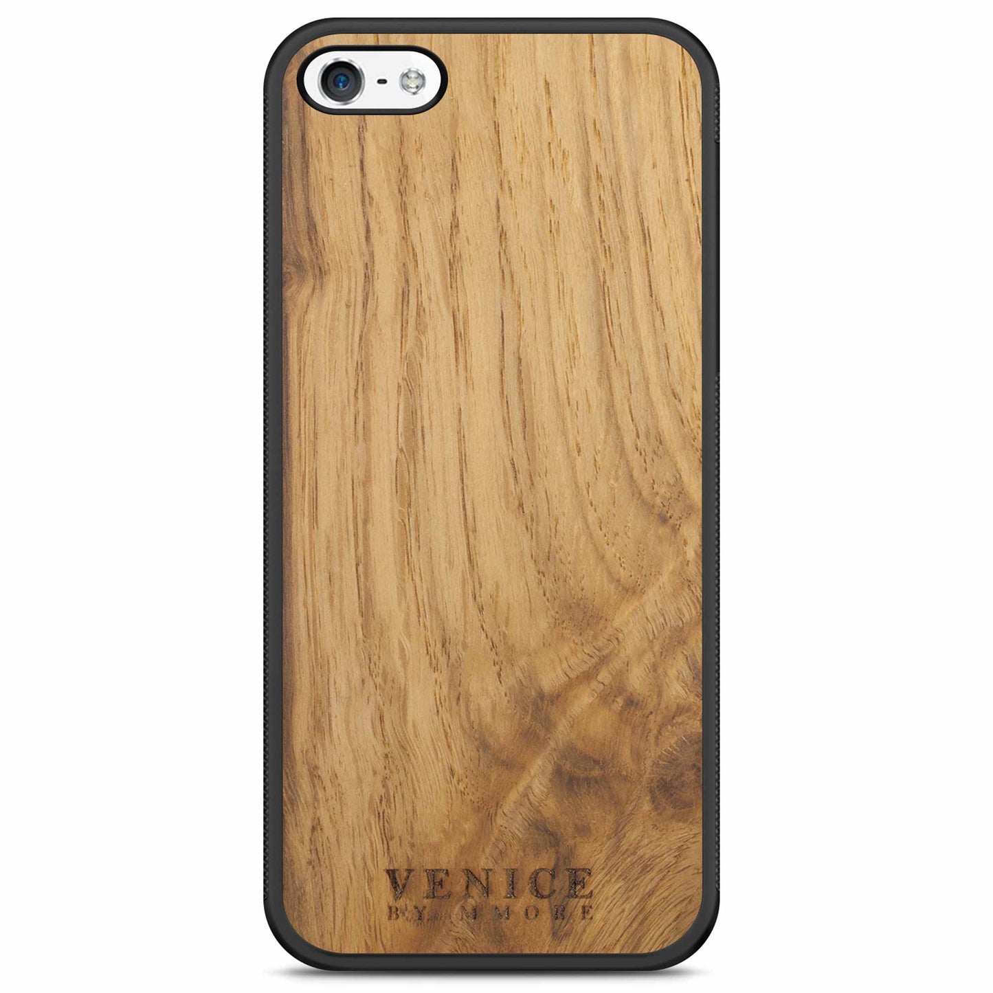 Venice Ancient Oak Wood iPhone Case – 500-Year-Old Historic Wood MagSafe Compatible Slim Protective Cover