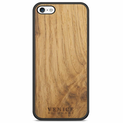 Venice Ancient Oak Wood iPhone Case – 500-Year-Old Historic Wood MagSafe Compatible Slim Protective Cover