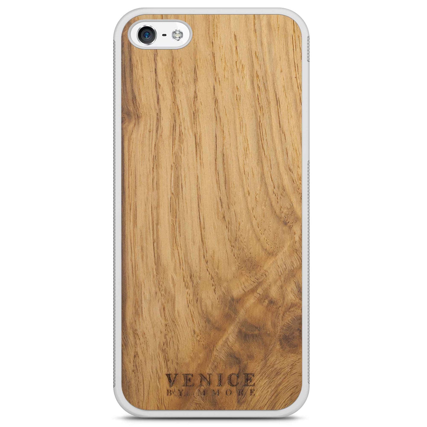 Venice Ancient Oak Wood iPhone Case – 500-Year-Old Historic Wood MagSafe Compatible Slim Protective Cover