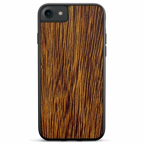 Sucupira Wood iPhone Case – Luxury South American Hardwood MagSafe Compatible Slim Protective Phone Cover