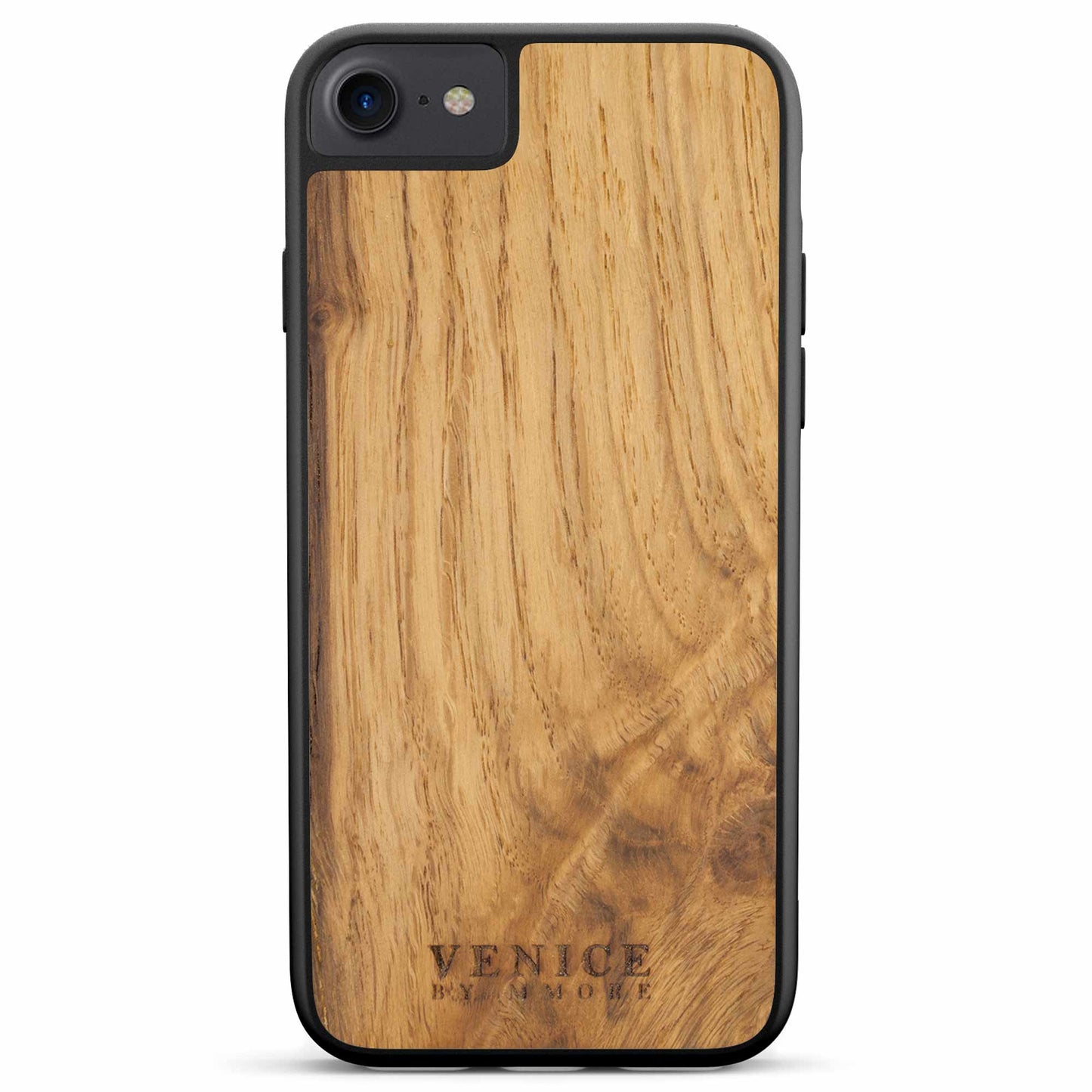 Venice Ancient Oak Wood iPhone Case – 500-Year-Old Historic Wood MagSafe Compatible Slim Protective Cover