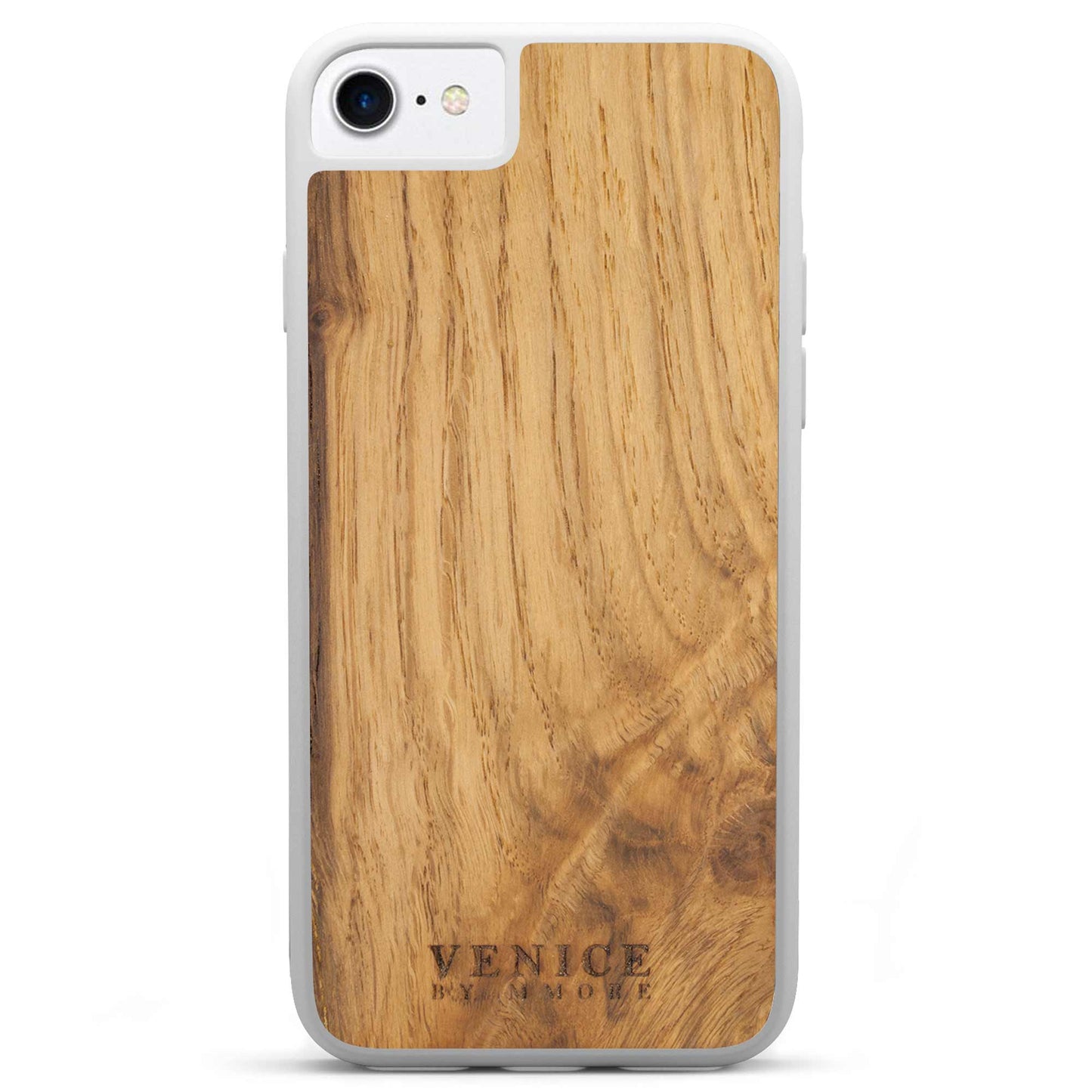 Venice Ancient Oak Wood iPhone Case – 500-Year-Old Historic Wood MagSafe Compatible Slim Protective Cover