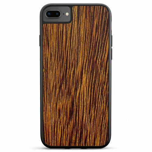 Sucupira Wood iPhone Case – Luxury South American Hardwood MagSafe Compatible Slim Protective Phone Cover