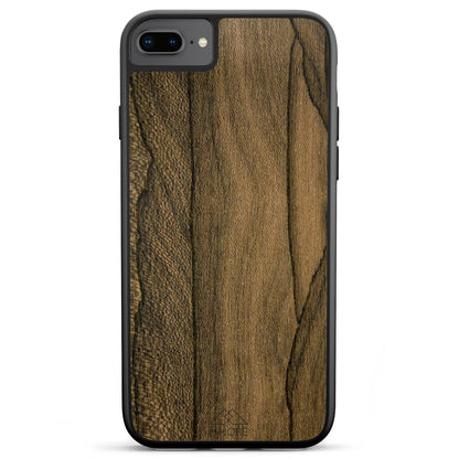 Ziricote Wood iPhone Case – Luxury Rare Wood MagSafe Compatible Slim Protective Phone Cover