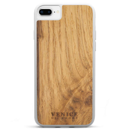 Venice Ancient Oak Wood iPhone Case – 500-Year-Old Historic Wood MagSafe Compatible Slim Protective Cover