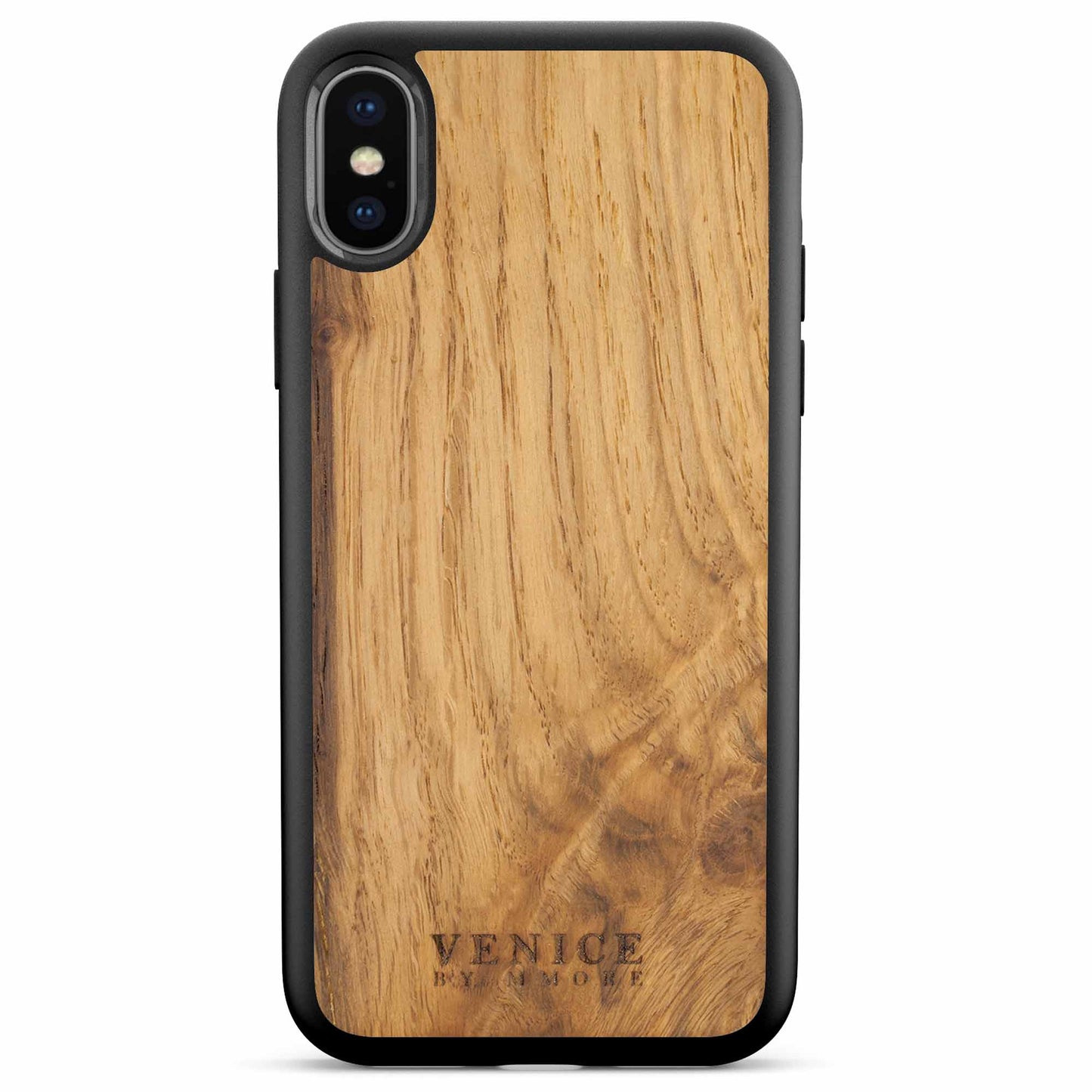 Venice Ancient Oak Wood iPhone Case – 500-Year-Old Historic Wood MagSafe Compatible Slim Protective Cover