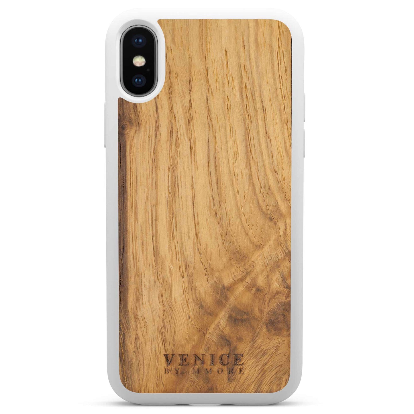 Venice Ancient Oak Wood iPhone Case – 500-Year-Old Historic Wood MagSafe Compatible Slim Protective Cover