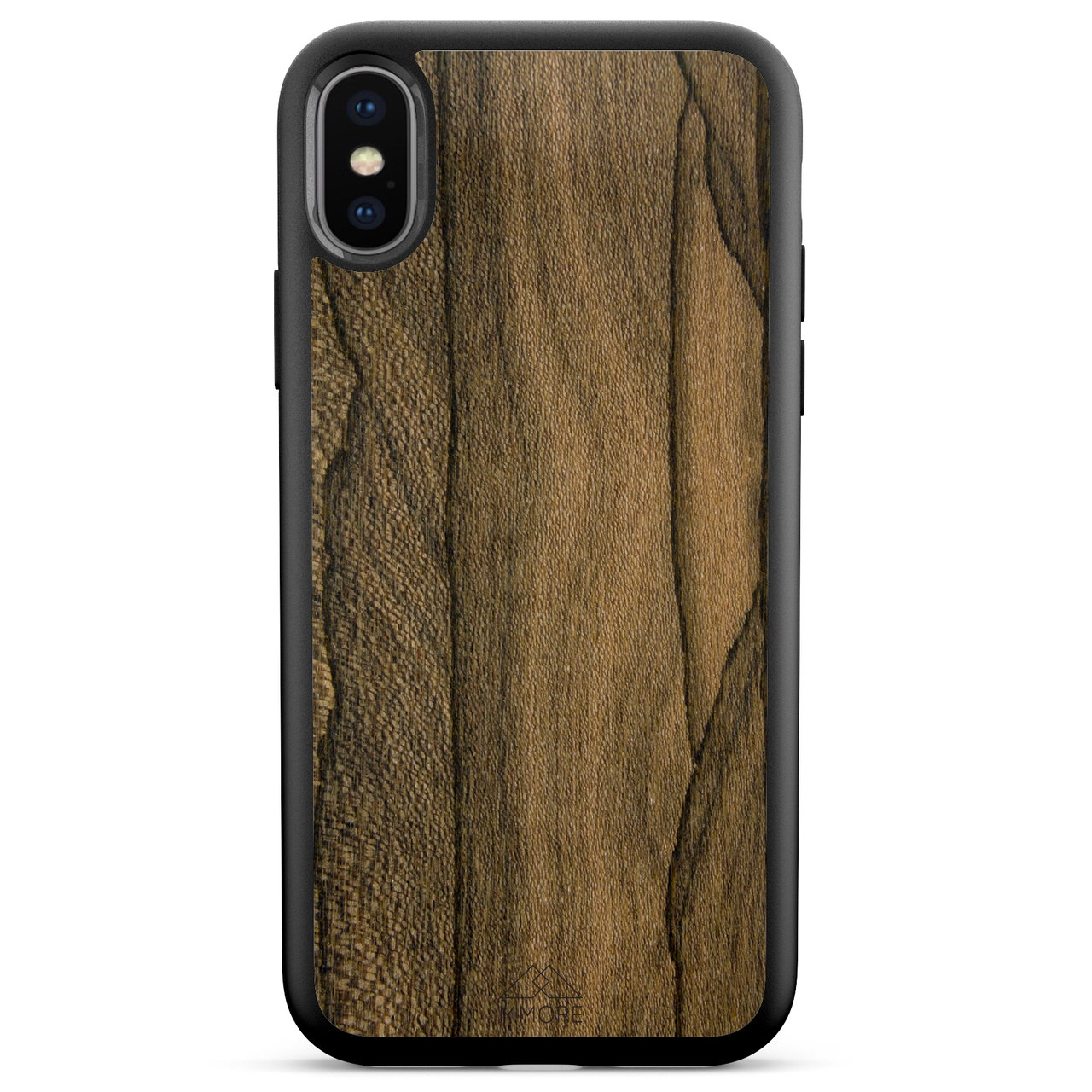 Ziricote Wood iPhone Case – Luxury Rare Wood MagSafe Compatible Slim Protective Phone Cover