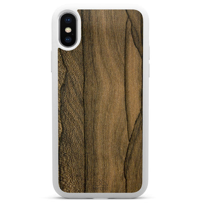 Ziricote Wood iPhone Case – Luxury Rare Wood MagSafe Compatible Slim Protective Phone Cover